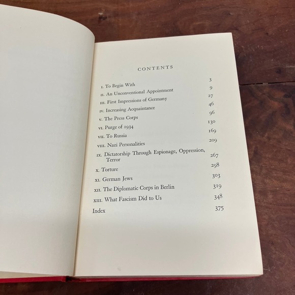 Through Embassy Eyes Martha Dodd 1939 Third Printing Political History Harcourt - Picture 5 of 8